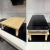 Gas Stove Cover with Non-Slip Feet, Wood-Look, 45 x 35 x 9.6 cm view 2