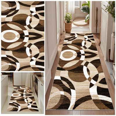 Qemgrste Long Non-Slip Carpet Runner, 100 x 600 cm