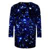 Foweknow Women's Sequin 3/4-Sleeve Top view 4