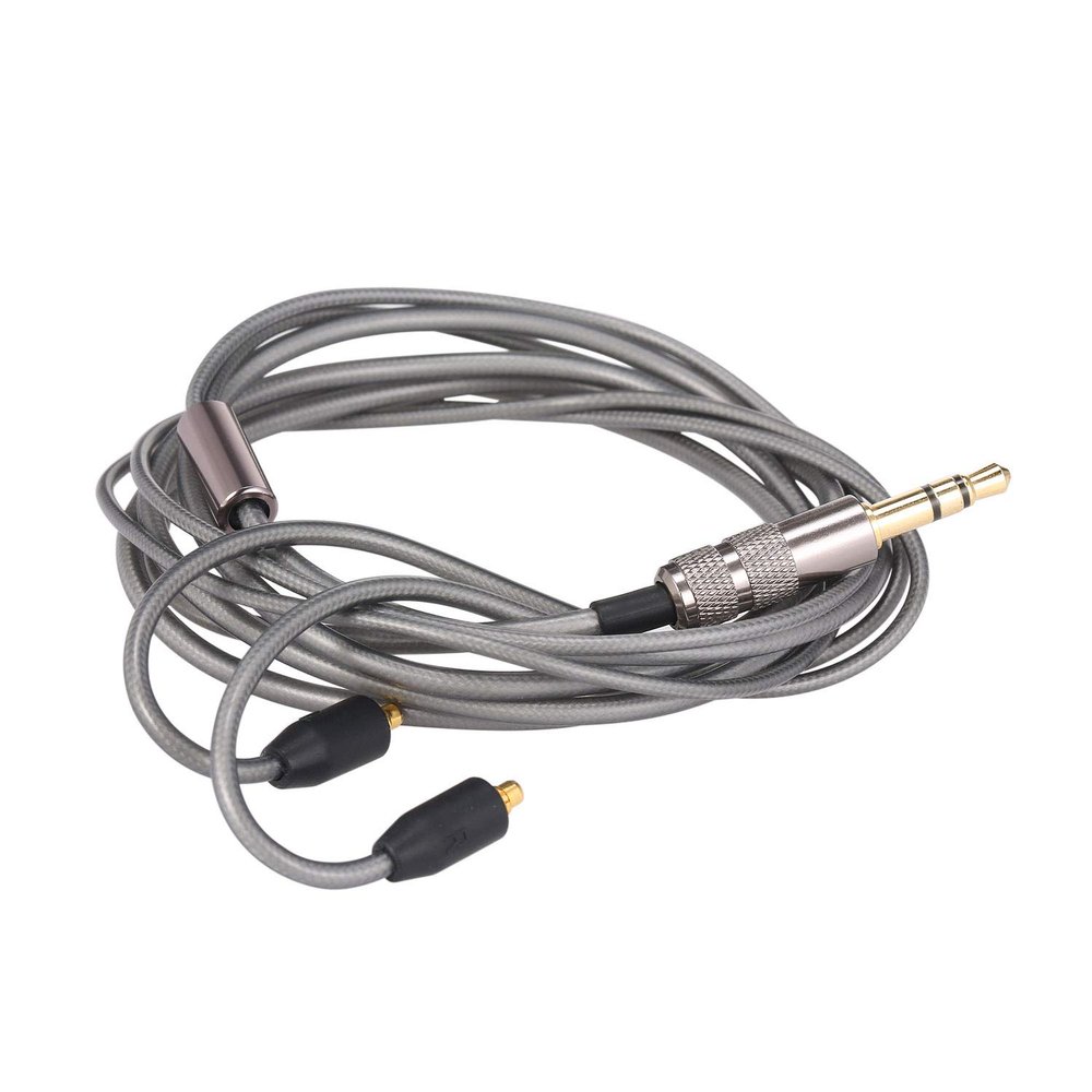 Keenso Detachable MMCX Headphone Cable for SE215/SE315/SE425, 1.2 m, Gray