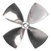 Yechiry RC Boat Propeller, 316 Stainless Steel, 80 mm, 1.2 mm Pitch, 6 mm Bore view 4