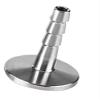 Stainless Steel Hose Adapter (8 mm to 108 mm), Tri-Clamp Hose Connector for Industrial Applications, 1 Piece (25 mm x 50.5 mm) view 1