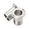 Stainless Steel Hose Adapter (8 mm to 108 mm), Tri-Clamp Hose Connector for Industrial Applications, 1 Piece (25 mm x 50.5 mm) view 4