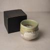 Teemando Akito Matcha Bowl, Japanese Porcelain, Black, 0.3 L, Reactive Glaze Interior, Round, 12.5 x 7 cm, Japanese Style, for Matcha Preparation view 2