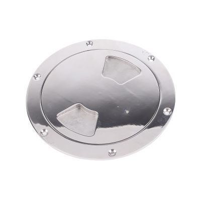 HUSHUI 6-Inch Round 316 Stainless Steel Boat Deck Inspection Plate