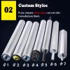 Conveyor Rollers, Gravity Rollers with 2 in Diameter, Easy-Installation Replacement Rollers for Warehouses/Factories, Quiet and Smooth Running (Pack of 20, 15.7 in/400 mm) view 4
