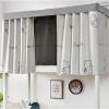 YAOHY Bunk Bed Curtain for Single Bed, Dorm Room Canopy, Blackout Curtains, 3 Curtains + Top, 1.2 m view 1
