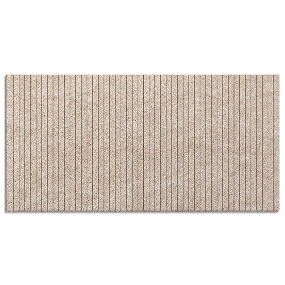 Generic Padded Felt Wall Panels, Self-Adhesive 3D Acoustic Wall Cushion, Beige, 120 x 150 cm