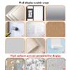 Generic Padded Felt Wall Panels, Self-Adhesive 3D Acoustic Wall Cushion, Beige, 120 x 150 cm view 4