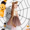 Yuwnd Leopard Costume Set for Women with Ears, Bow Tie, Tail and Face Stickers view 3