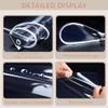 Clear Waterproof Tarp with Grommets, 185 x 350 cm view 4