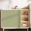 Custom-Made Foldable Cabinet Curtains with Sliding Rails, Green, W160 x H70 cm view 1