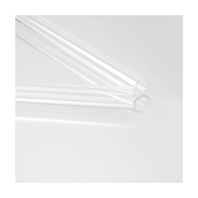 4-Piece Set of Transparent Acrylic Tubes, 50 cm Long, Clear Round Polycarbonate Tubes for DIY Projects and Home Decor (8 x 6 mm)