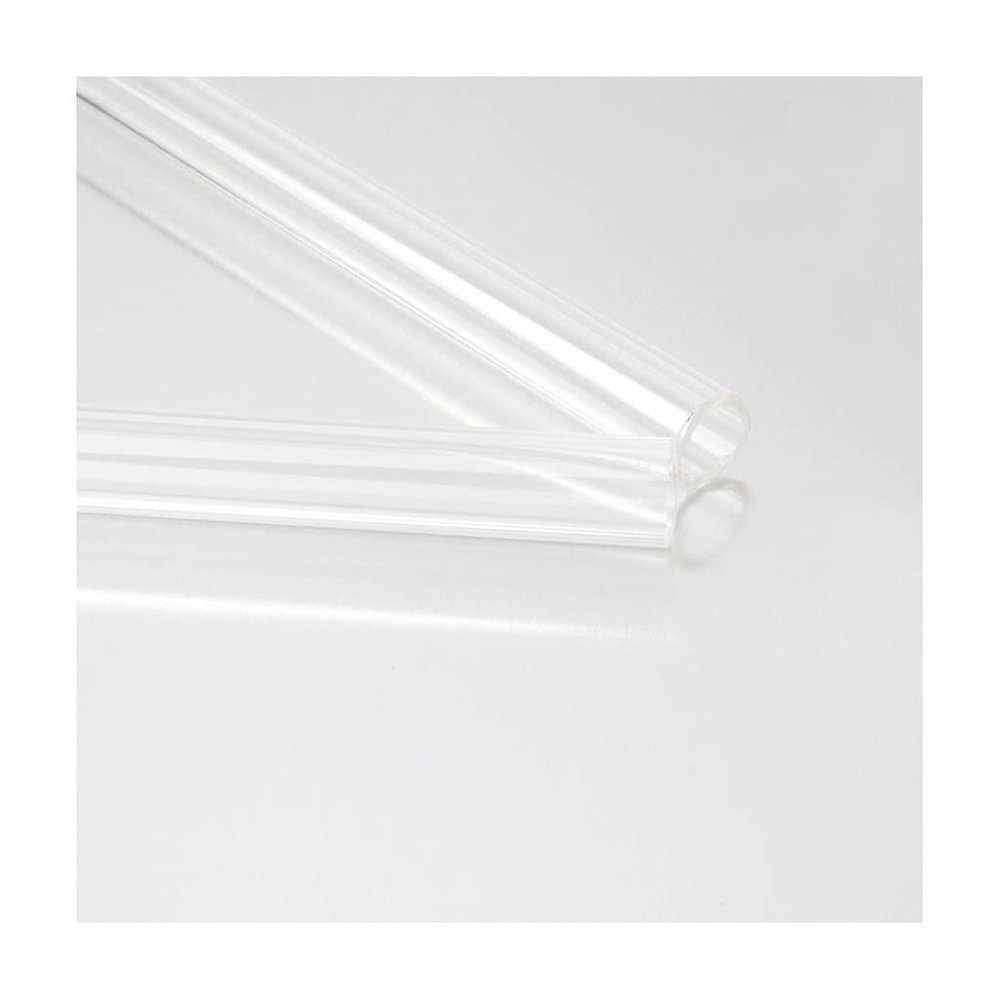 4-Piece Set of Transparent Acrylic Tubes, 50 cm Long, Clear Round Polycarbonate Tubes for DIY Projects and Home Decor (8 x 6 mm)