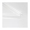 4-Piece Set of Transparent Acrylic Tubes, 50 cm Long, Clear Round Polycarbonate Tubes for DIY Projects and Home Decor (8 x 6 mm) view 1