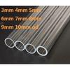 4-Piece Set of Transparent Acrylic Tubes, 50 cm Long, Clear Round Polycarbonate Tubes for DIY Projects and Home Decor (8 x 6 mm) view 2