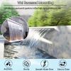 Lumivex Pool Waterfall Spillway, 24-Inch 304 Stainless Steel Waterfall Fountain for Gardens (200 cm/6.6 ft) view 4