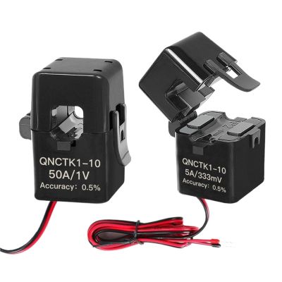 QNCTK1-16 100A 333mV/150A 1V; QNCTK1-10 50A/30A Split-Core Current Transformer Sensor, 1 pc (10A, 1V)