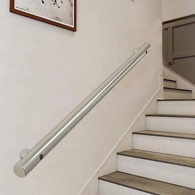 GOUZIBHD Wall-Mounted Stainless Steel Handrail, 140 cm/55.1 in