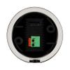 Surface-Mounted Porcelain Retro 2-Gang Outlet with USB-A/USB-C, QR1 Series, Black view 2