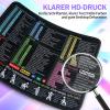German Excel Mouse Pad, 250 × 300 mm, with Excel Shortcuts view 3