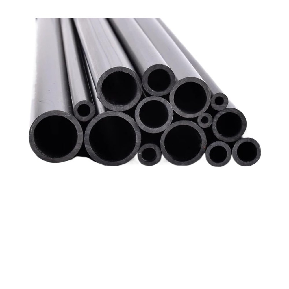 2-Pack 50 cm Black PVC Tubing for Garden Irrigation/Aquariums (4 mm x 7 mm)