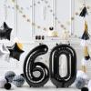 GoldRock XXL Black 60th Birthday Number Balloon, 40-Inch Foil Balloon Decoration view 4
