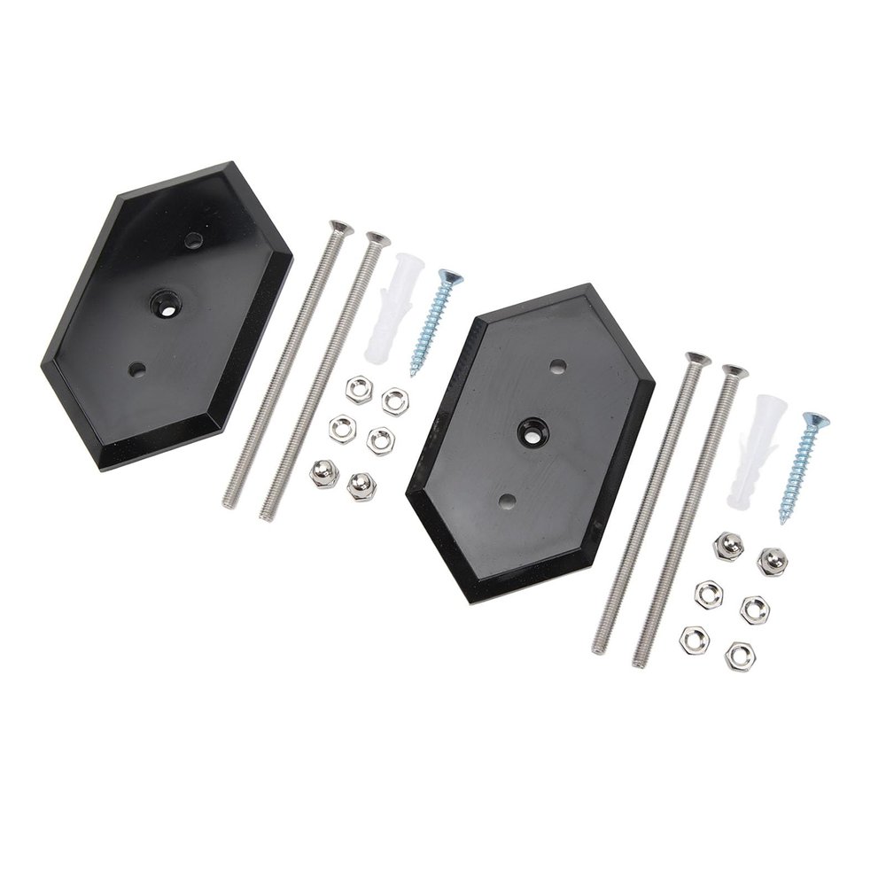 SPYMINNPOO Wall-Mounted Skateboard Storage and Display Kit, Easy Installation, Acrylic, Black