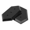 SPYMINNPOO Wall-Mounted Skateboard Storage and Display Kit, Easy Installation, Acrylic, Black view 2
