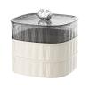 Stackable Plastic Snack Storage Tray with Lid view 1