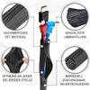 Slit Self-Closing Braided Cable Sleeve, PET, Cuttable, Royal Blue, 3.2 mm, 10 m view 3