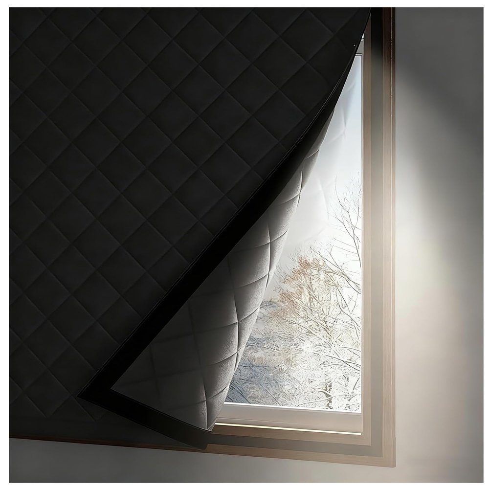Indoor Thermal Insulation Curtain, 110 x 120 cm