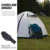 BUGUUYO Tent Pole Connector Repair Kit, Black Plastic Joint view 4