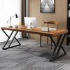 Rustic Extra-Long Gaming Computer Desk (120 x 70 cm) view 2