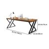 Rustic Extra-Long Gaming Computer Desk (120 x 70 cm) view 3
