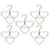 VICASKY Multifunctional Scarf Hanger, 5-Pack, Rose Gold view 1