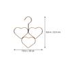 VICASKY Multifunctional Scarf Hanger, 5-Pack, Rose Gold view 2