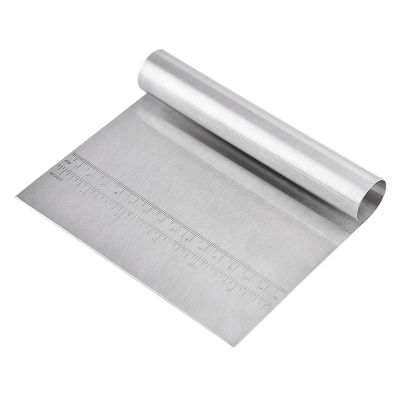 Aoresac Stainless Steel Dough Scraper, 15 x 12 cm, 125 g