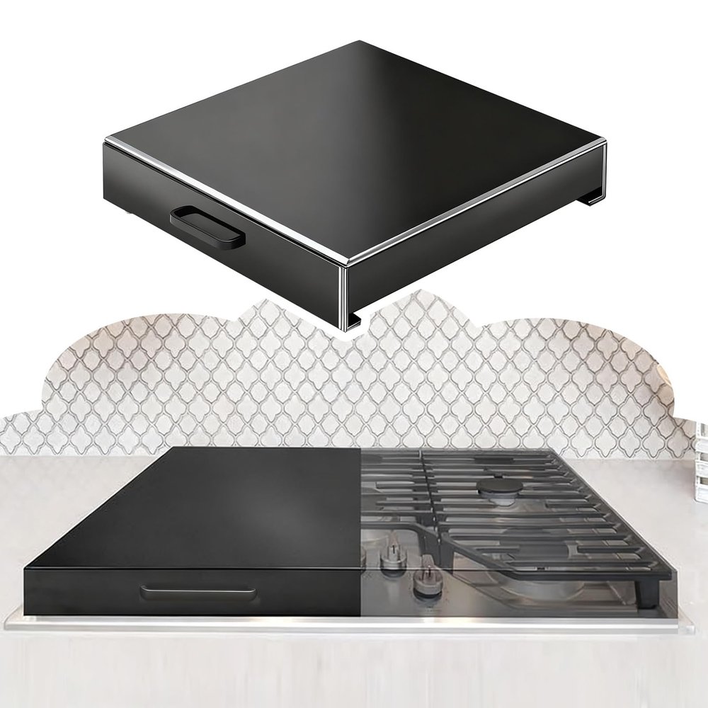Stainless Steel Stove Cover, 76 x 55 x 9 cm