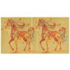 3-Ring Binders, 3.8 cm, Music Note Orange Horse, with Clipboard, 2-Pack view 2