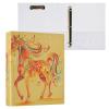 3-Ring Binders, 3.8 cm, Music Note Orange Horse, with Clipboard, 2-Pack view 3