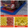 50 x 50 cm Large Interlocking Garage Floor Tiles, Non-Slip Drainage Mat, Shock-Absorbing PP Flooring, Load Capacity: 11,023 lbs (20 Pieces) view 4