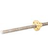 T8 Trapezoidal Lead Screw with Brass Flange Nut, 304 Stainless Steel, Various Sizes, 2-Piece Set (1 mm Pitch, 1 mm Lead, 550 mm) view 1