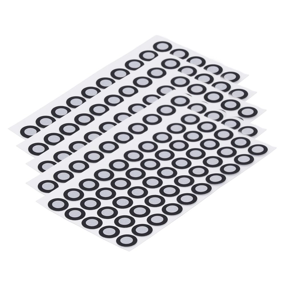 ASHATA High-Precision 3D Reflective Markers, 15 Sheets