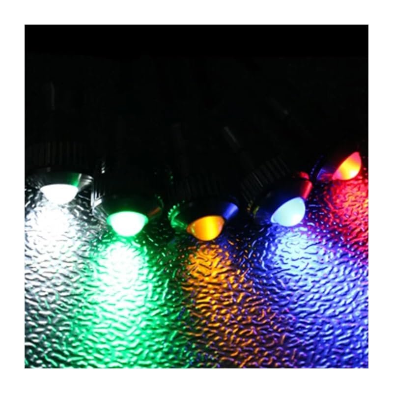 XTVVTODJXT 1-Pc. 8 mm Flat-Head White LED Metal Indicator Light, 220 V