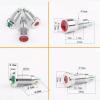 XTVVTODJXT 1-Pc. 8 mm Flat-Head White LED Metal Indicator Light, 220 V view 3