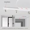 Self-Adhesive Curtain Track, 40–600 cm, White, Ceiling-Mount, 320 cm view 4