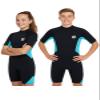 Summshall 2mm Kids' Neoprene Shorty Wetsuit, UV50+ Thermal Swimwear for Boys and Girls view 1