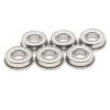 XRKJKQIDG 6-Piece Miniature Flange Bearings F6200–F6207, P5 High-Speed Flange Ball Bearings (F6207 P5) view 1
