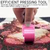 tuwiwol 2-Piece Diamond Painting Rollers, Detachable Design, Easy-Grip Handles, Purple + Red, Green, Blue view 2